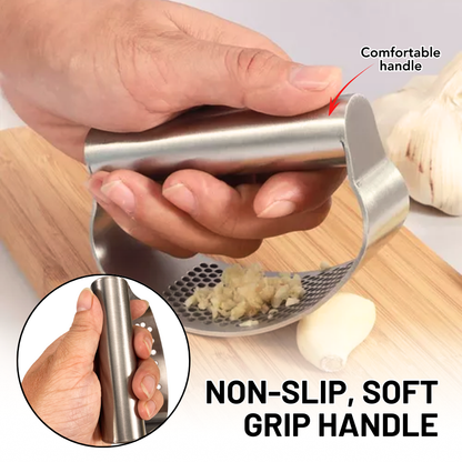 Stainless Steel Garlic Crusher