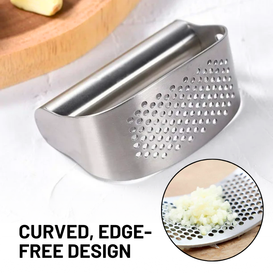 Stainless Steel Garlic Crusher