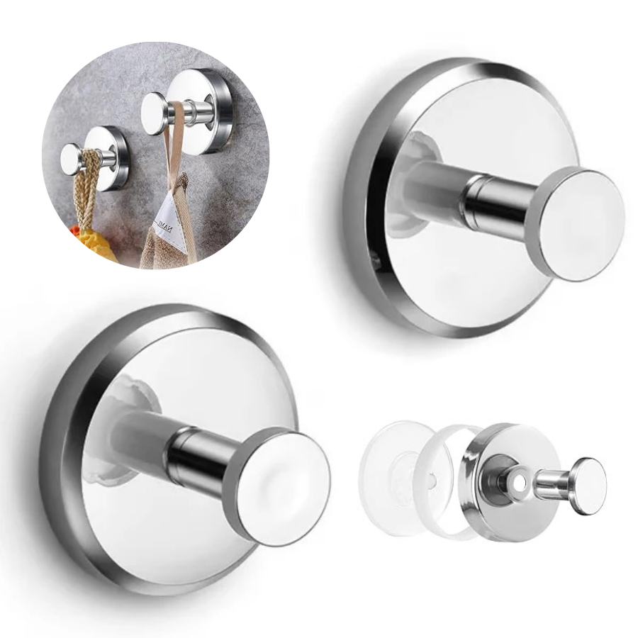 ✨2025 Upgraded✨ Elegant Stainless Steel Suction Hooks