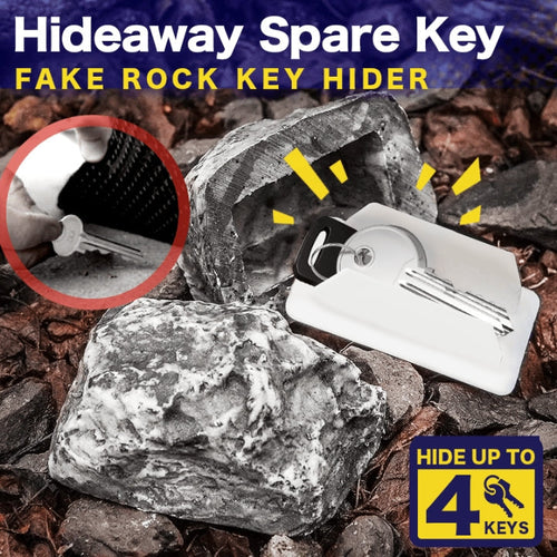 Realistic Outdoor Emergency Key Hider Rock