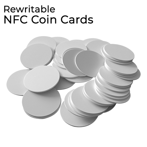 Rewritable NFC Coin Cards