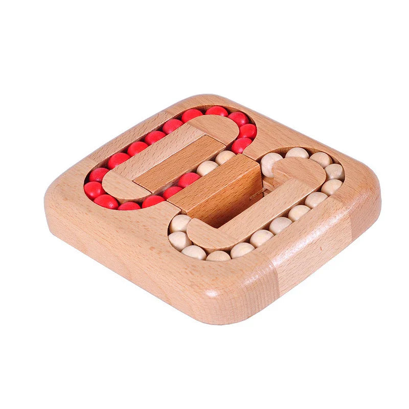 Rotating Magic Bean Fingertip Toy Wood Puzzles