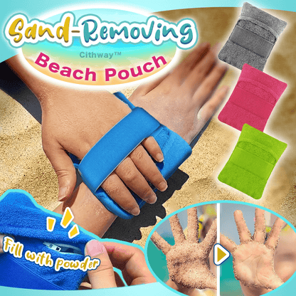 Sand-Removing Beach Pouch